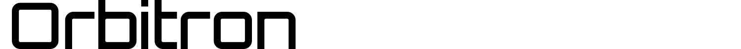 Orbitron Font preview