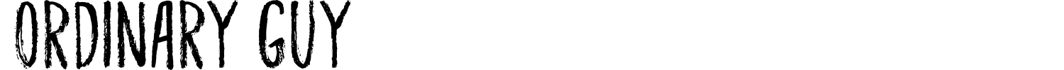 Ordinary Guy Font preview