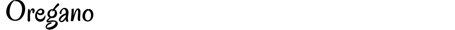 Oregano Font preview