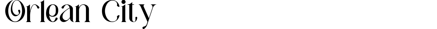 Orlean City Font preview