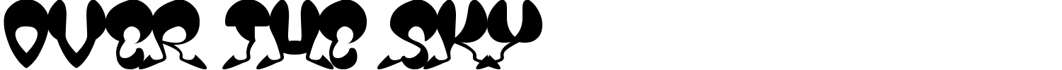 Over The Sky Font preview