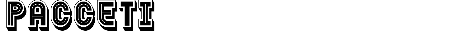 Pacceti Font preview