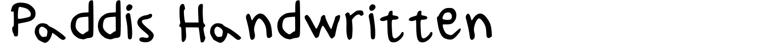 Paddis Handwritten Font preview