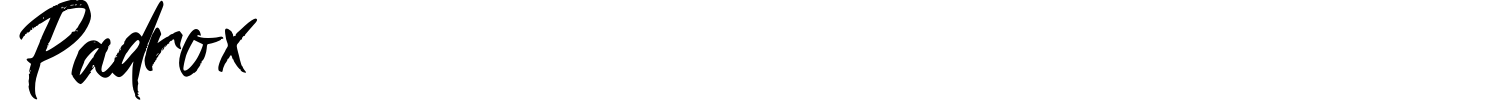 Padrox Font preview