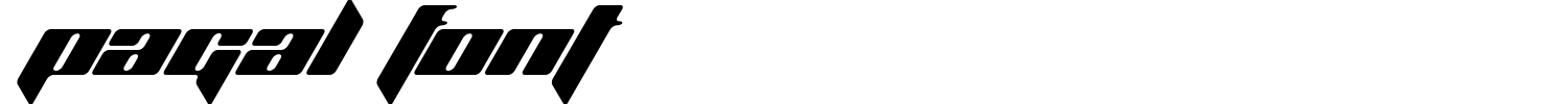Pagal Font Font preview