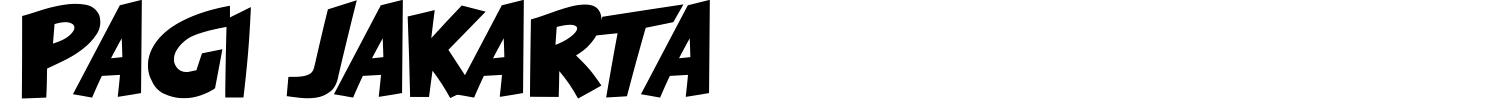 Pagi Jakarta Font preview