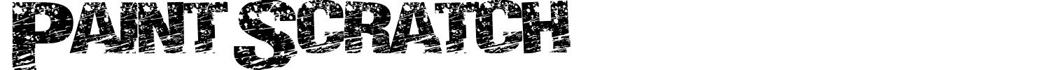 Paint Scratch Font preview