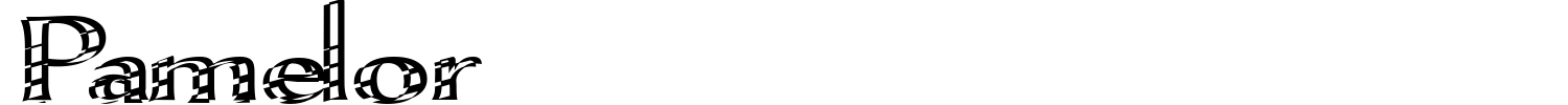 Pamelor Font preview