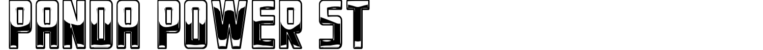 Panda Power St Font preview