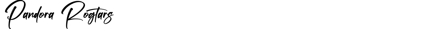 Pandora Rogtars Font preview
