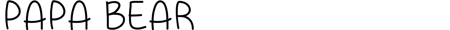 Papa Bear Font preview