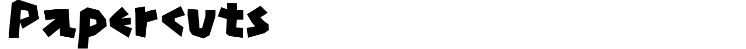 Papercuts Font preview