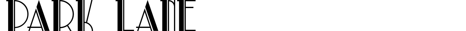 Park Lane Font preview