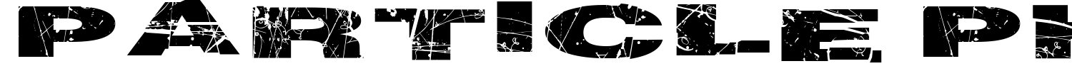 Particle Physics Font preview