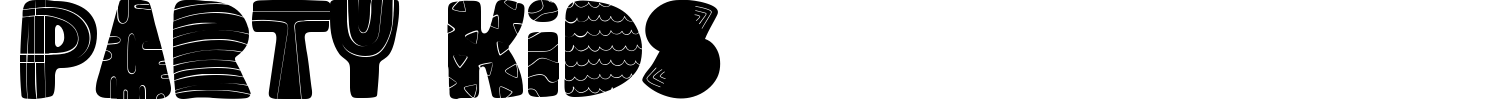 Party Kids Font preview