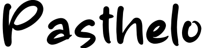 Pasthelo Font preview