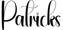 Patricks Font preview