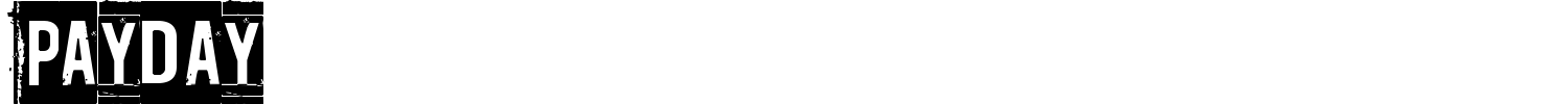 Payday Font preview