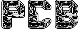 PCB Font preview