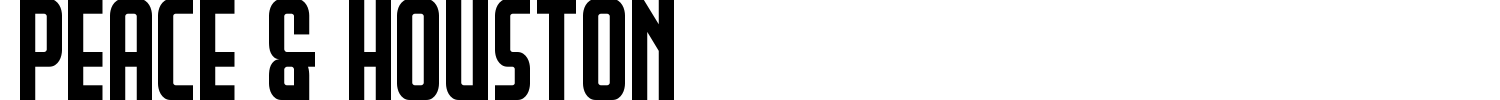 Peace And Houston Font preview