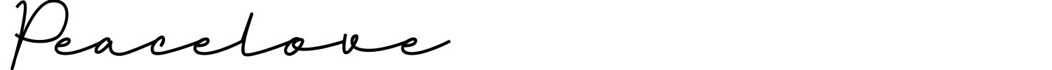 Peacelove Font preview