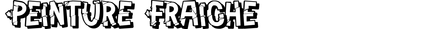 Peinture Fraiche Font preview