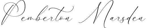 Pemberton Marsden Font preview