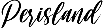 Perisland Font preview