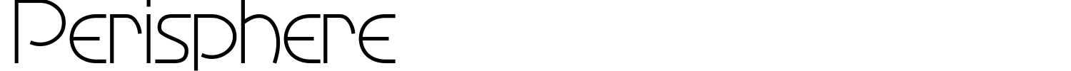 Perisphere Font preview