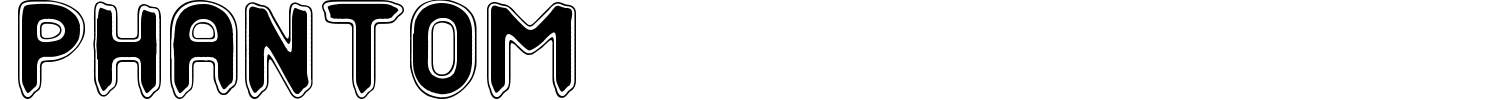 Phantom Font preview