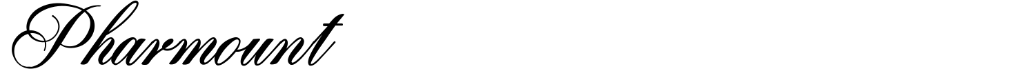 Pharmount Font preview