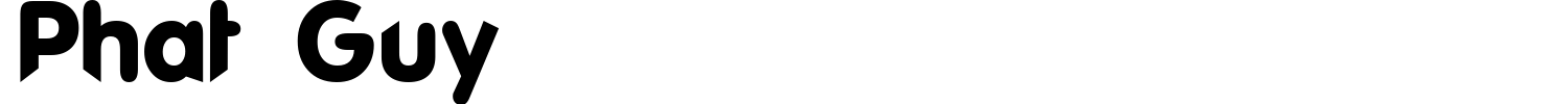 Phat Guy Font preview