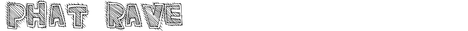 Phat Rave Font preview