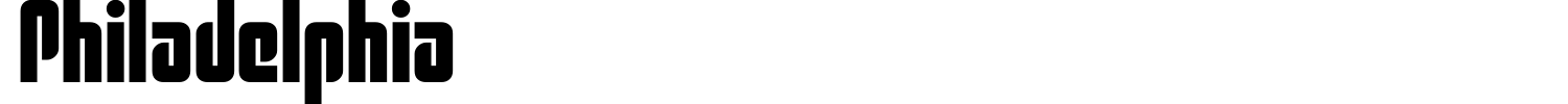 Philadelphia Font preview