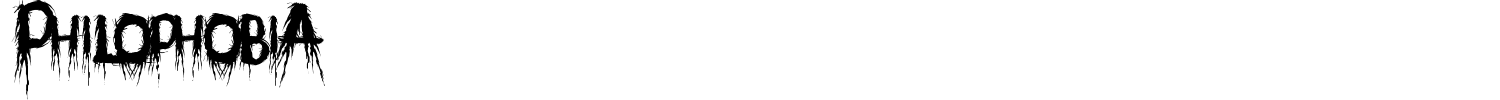Philophobia Font preview