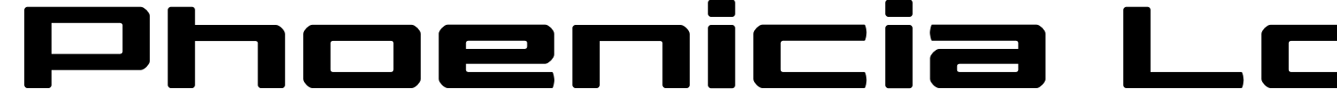 Phoenicia Lower Case Font preview