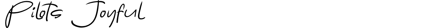 Pilots Joyful Font preview