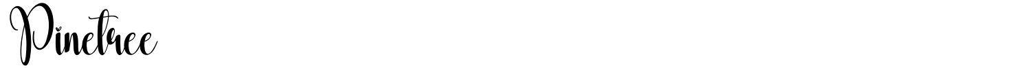 Pinetree Font preview