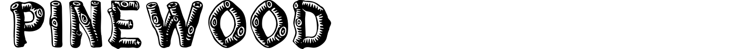 Pinewood Font preview