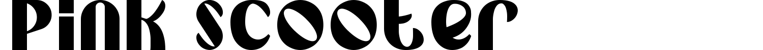 Pink Scooter Font preview