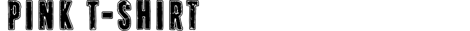 Pink T Shirt Font preview