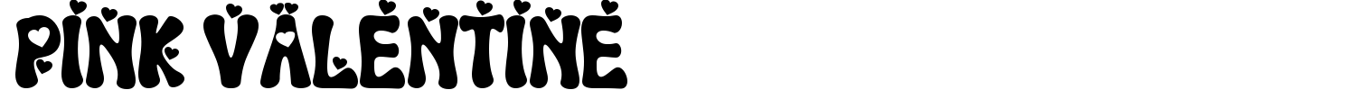 Pink Valentine Font preview