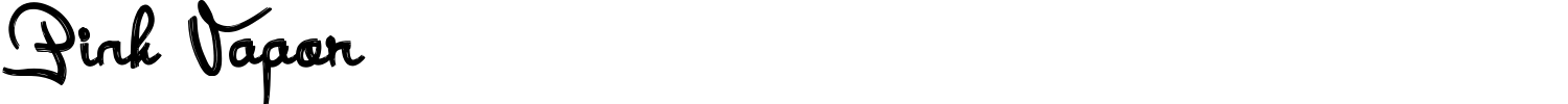 Pink Vapor Font preview