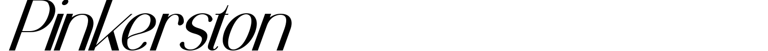 Pinkerston Font preview