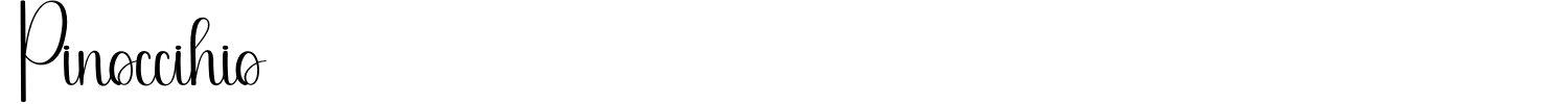 Pinoccihio Font preview