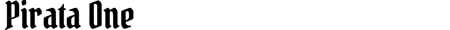 Pirata One Font preview