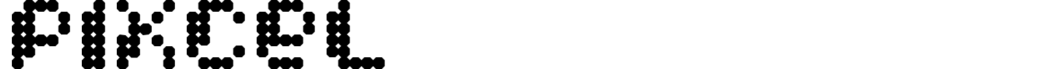 Pixcel Font preview