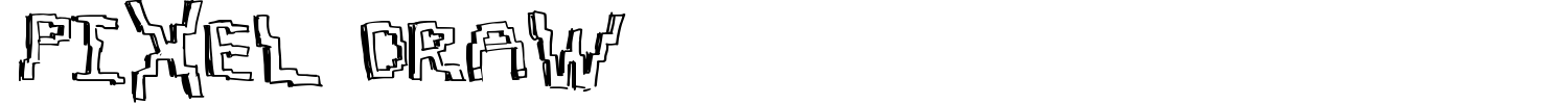 Pixel Draw Font preview