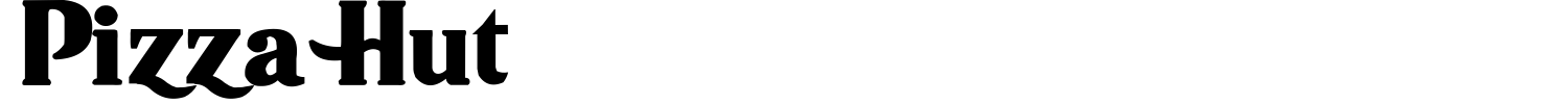 Pizza Hut Font preview
