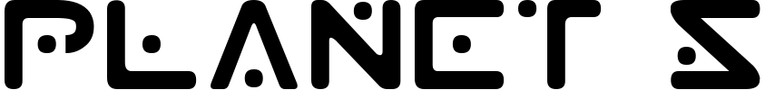 Planet S Font preview